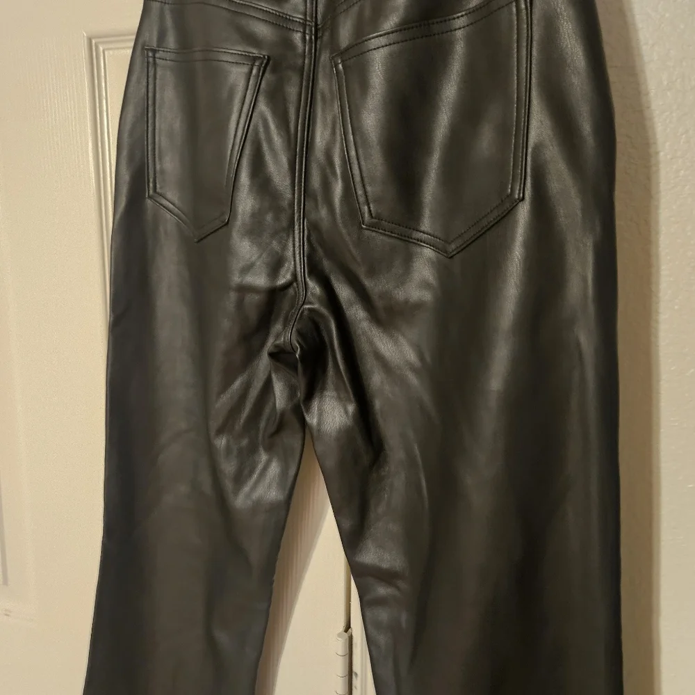 REVOLVE Cassie Super High Straight Pant in Black - Picture 8 of 9